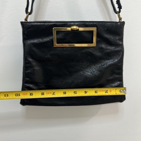 VINTAGE black purse Triangle New York - Picture 10 of 12